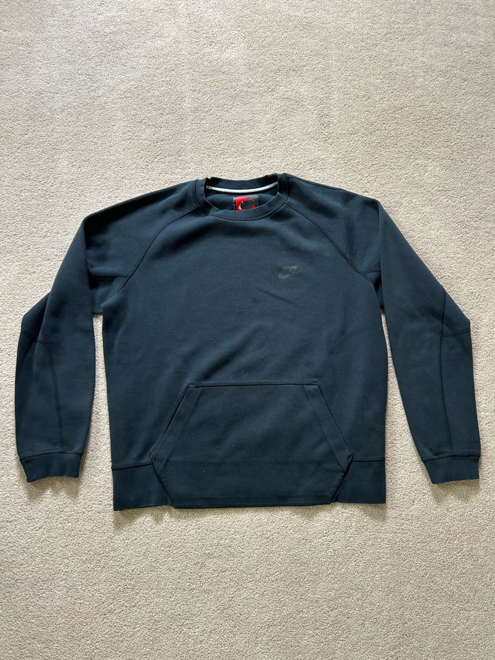Vintage Nike Black Crewneck Pullover Sweatshirt